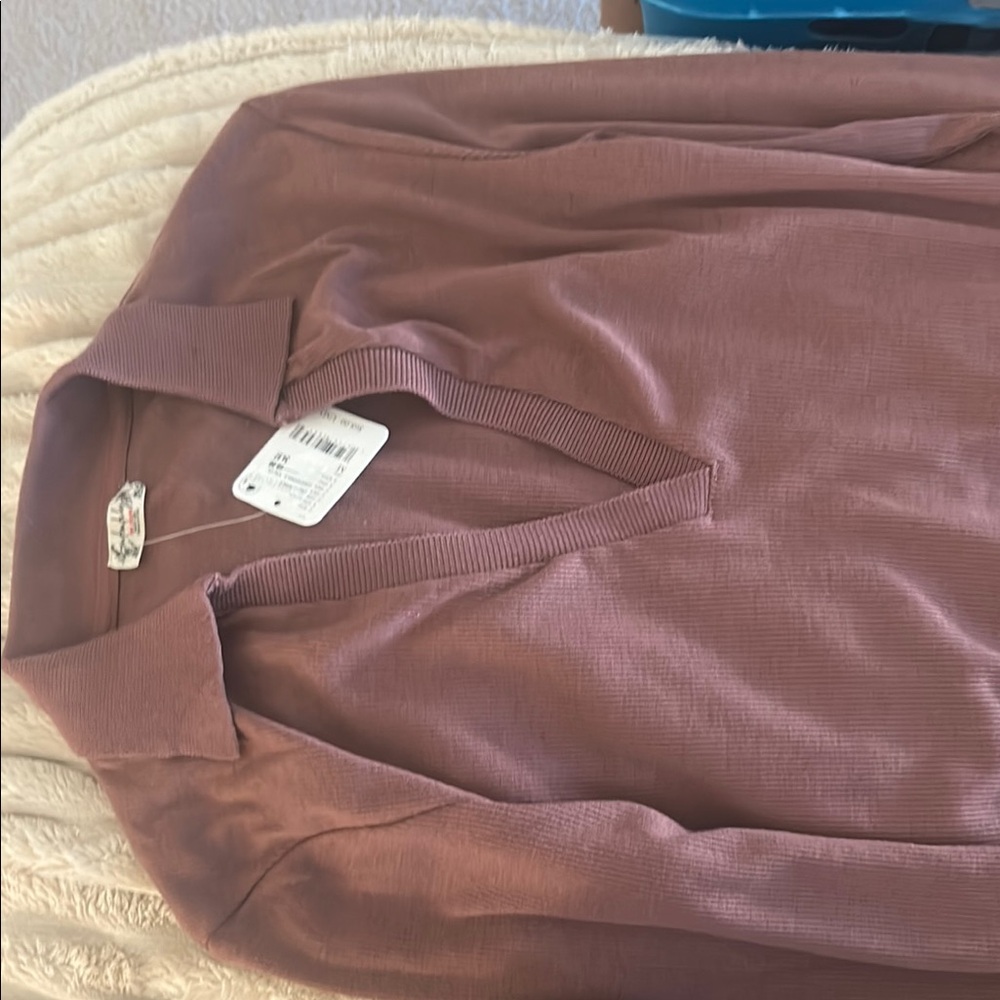 Free People Mauve Bodysuit